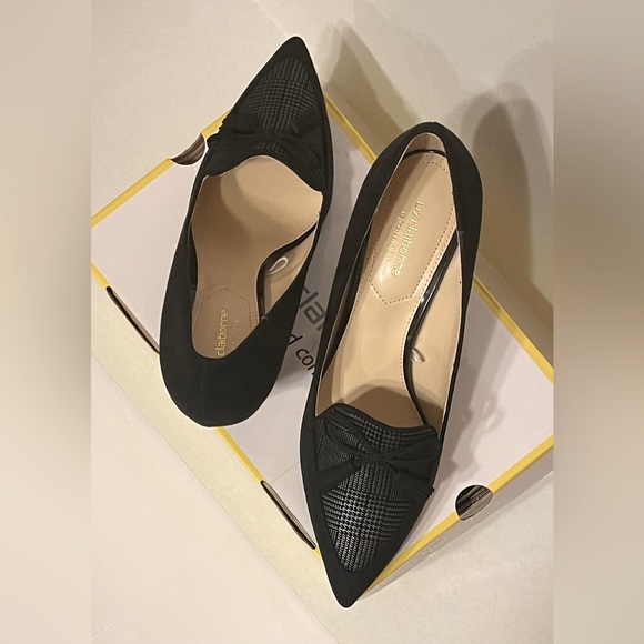 Liz Claiborne LC Athea Heel Black Size 8 - Picture 5 of 9